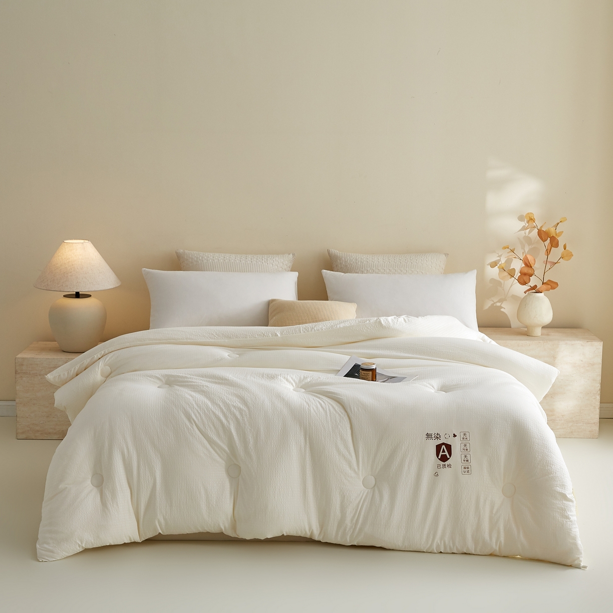 91家纺网 家纺一手货源 找家纺 （总）帕芬鸟家纺 2025新款无染柔软大豆纤维被子被芯