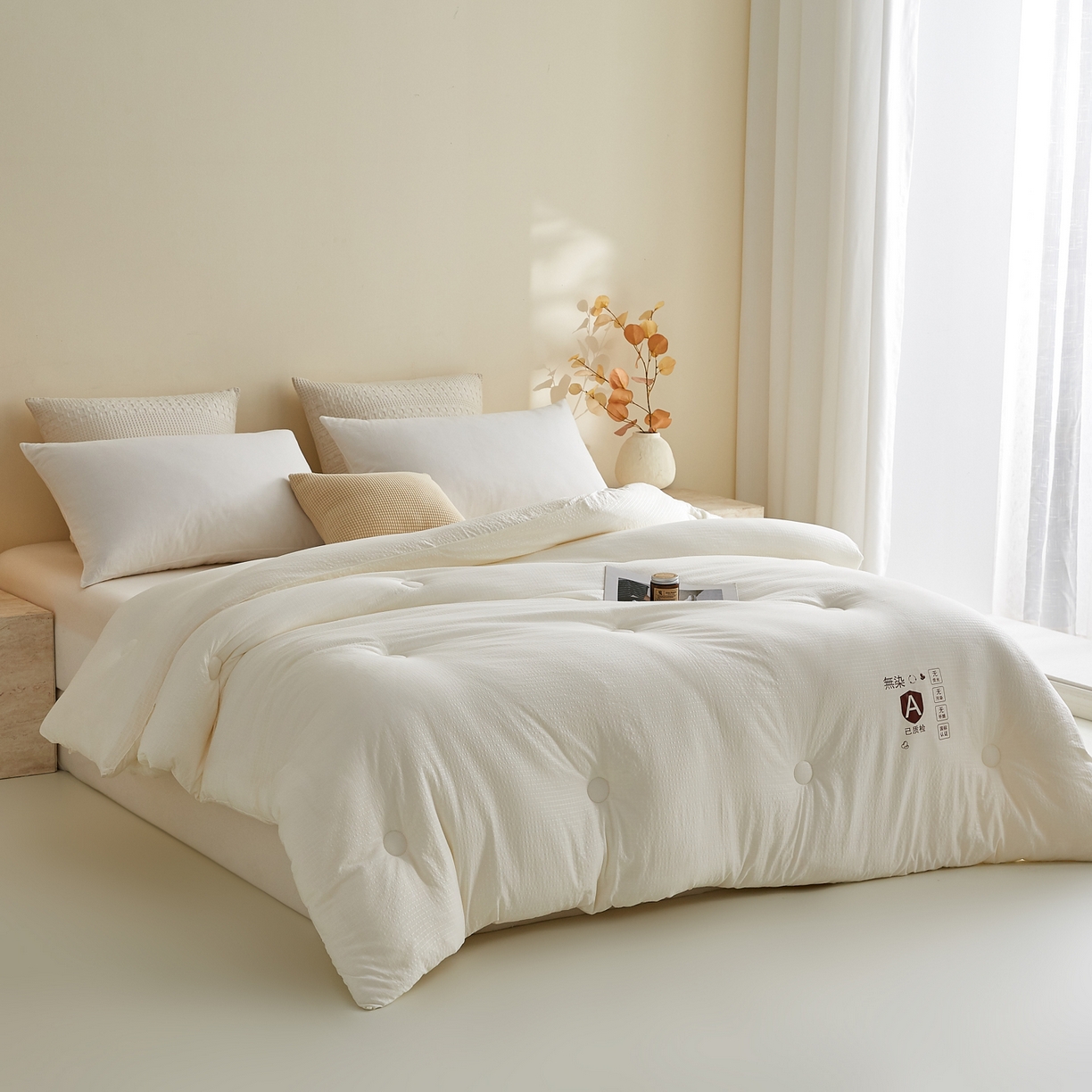 91家纺网 家纺一手货源 找家纺 （总）帕芬鸟家纺 2025新款无染柔软大豆纤维被子被芯