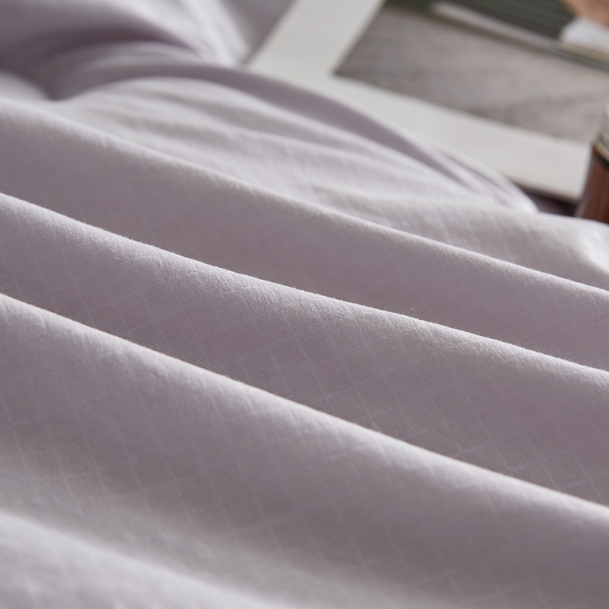 91家纺网 家纺一手货源 找家纺 帕芬鸟家纺 2025新款无染柔软大豆纤维被子被芯 无染灰色