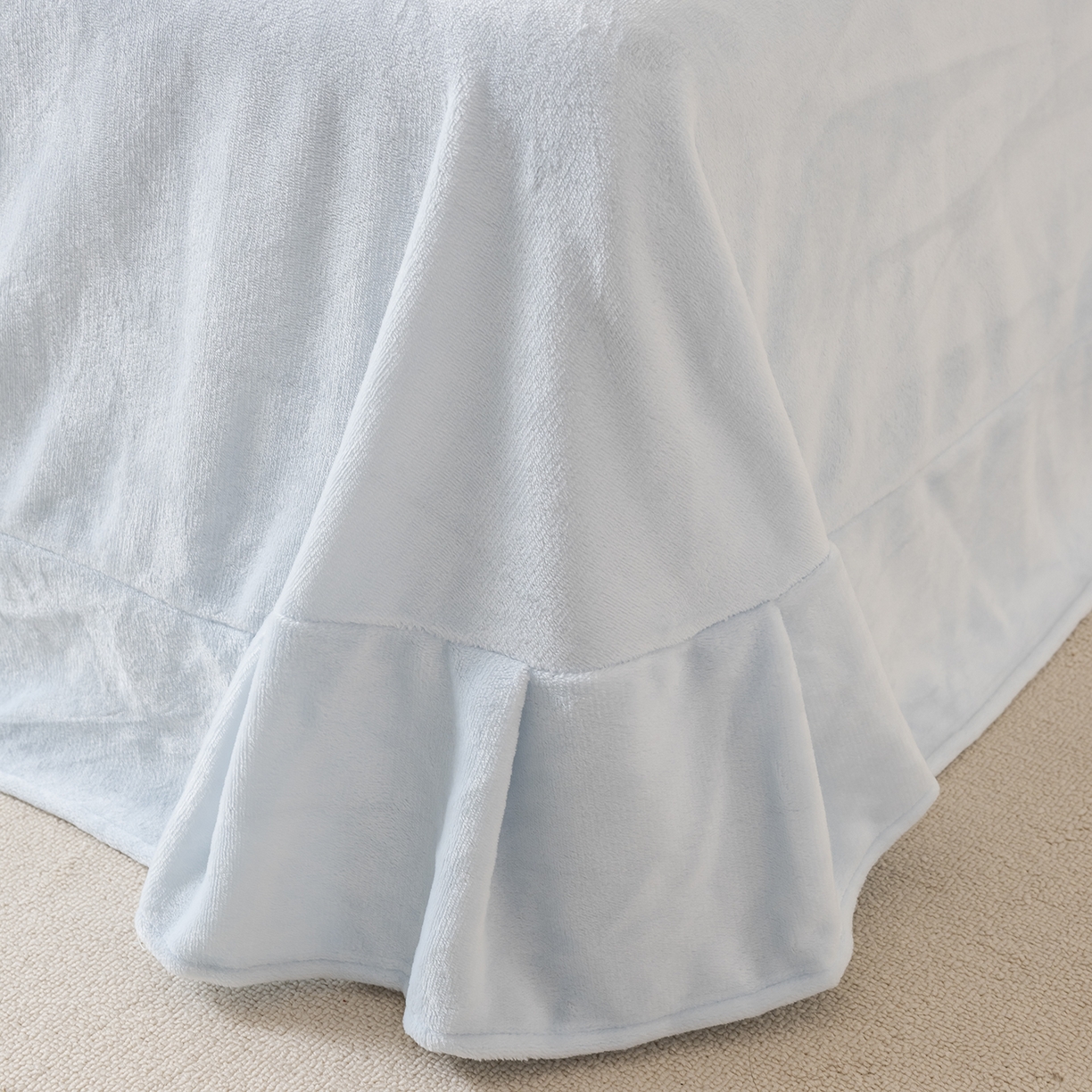 91家纺网 家纺一手货源 找家纺 卡初家居（原微来） 2025新款A类秋冬亲肤牛奶绒刺绣款四件套-谧语系列（提供买家秀） 谧语-繁星蓝