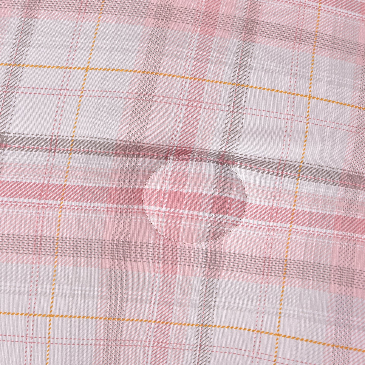 91家纺网 家纺一手货源 找家纺 苏迪网销供货 2025新款被子无印风格冬被水洗棉格子春秋被褥子 无印格～粉