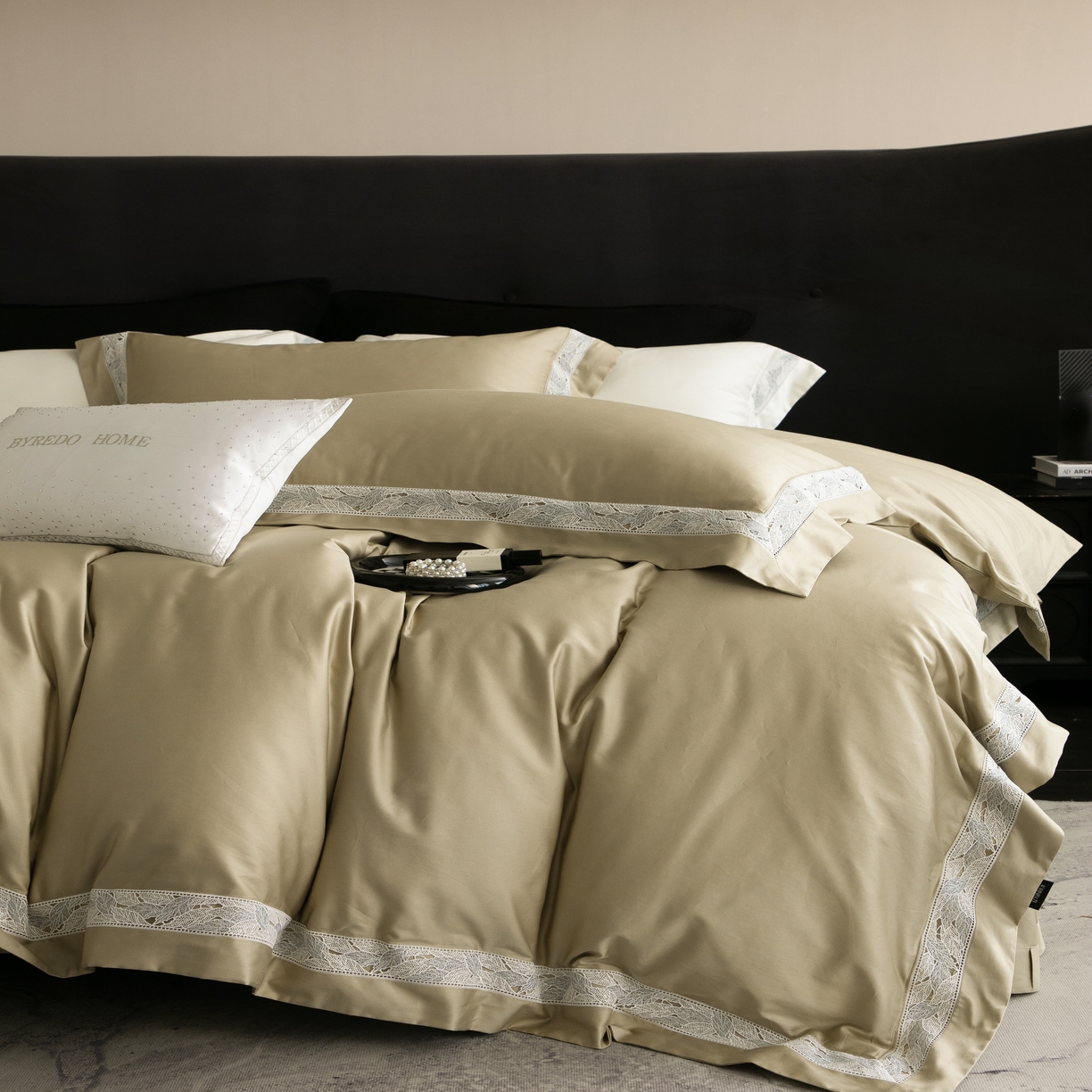 91家纺网 家纺一手货源 找家纺 馨蕊家居 2025秋冬新品100支高定系列-棉森蔓（会员-20）（礼盒塑封包装） 券后控价：368/388 棉森蔓-灰湖绿