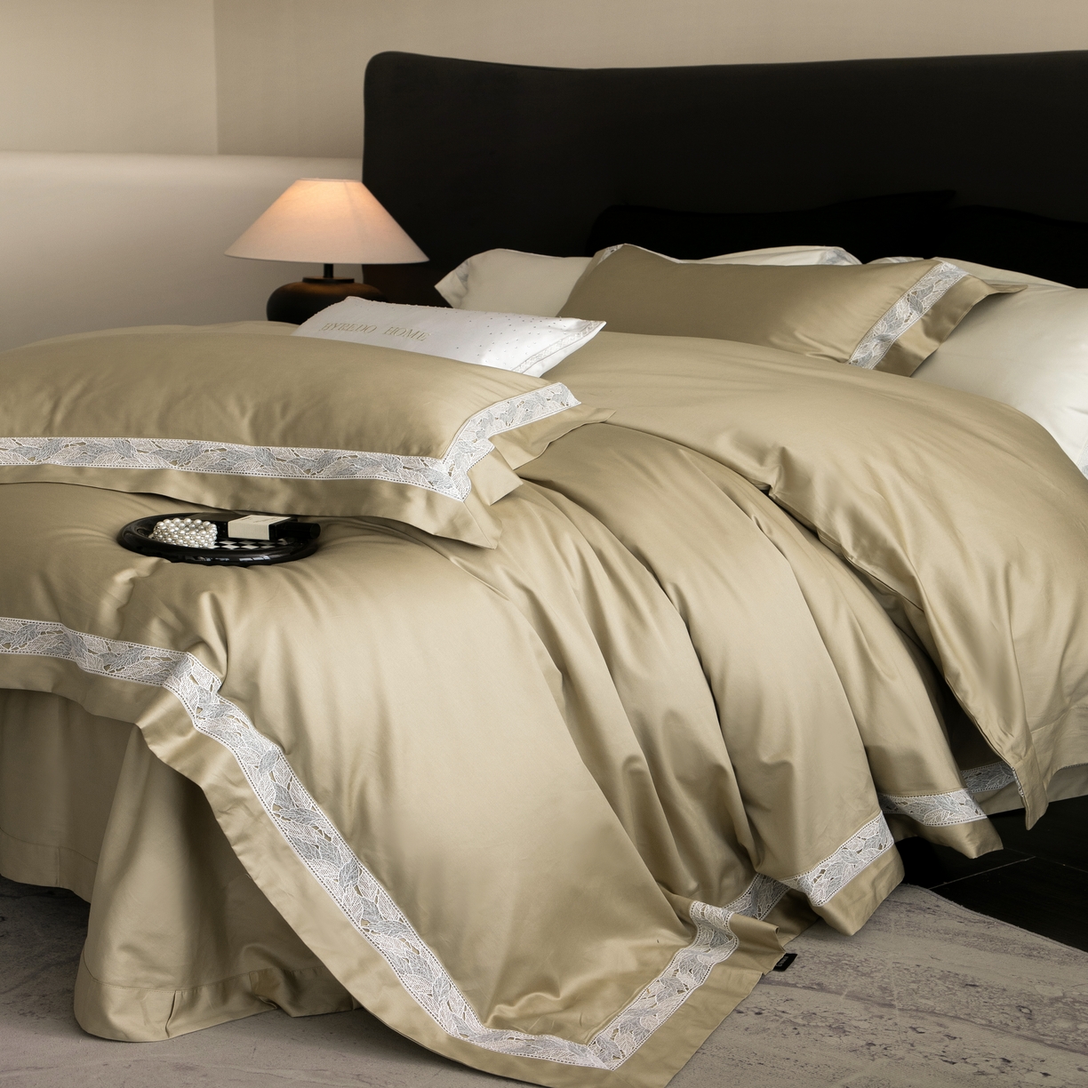 91家纺网 家纺一手货源 找家纺 馨蕊家居 2025秋冬新品100支高定系列-棉森蔓（会员-20）（礼盒塑封包装） 券后控价：368/388 棉森蔓-灰湖绿