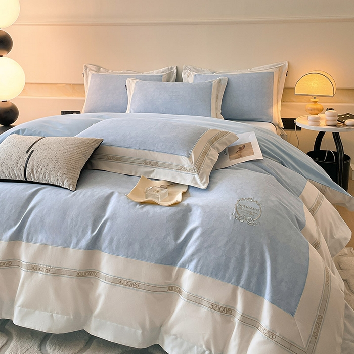 91家纺网 家纺一手货源 找家纺 （总）2025年新款秋冬加厚A类全棉磨毛双面保暖四件套纯棉数码印花全工艺刺绣轻奢风床上用品