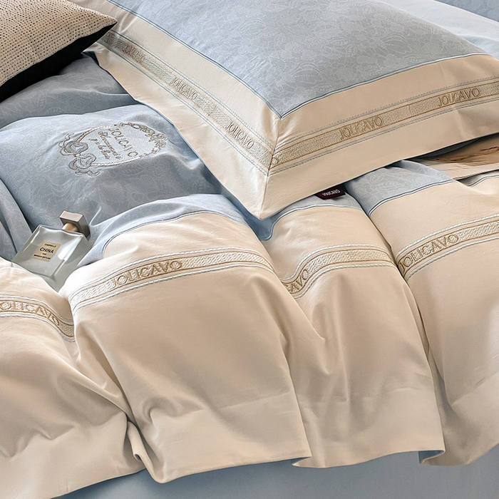 91家纺网 家纺一手货源 找家纺 （总）2025年新款秋冬加厚A类全棉磨毛双面保暖四件套纯棉数码印花全工艺刺绣轻奢风床上用品