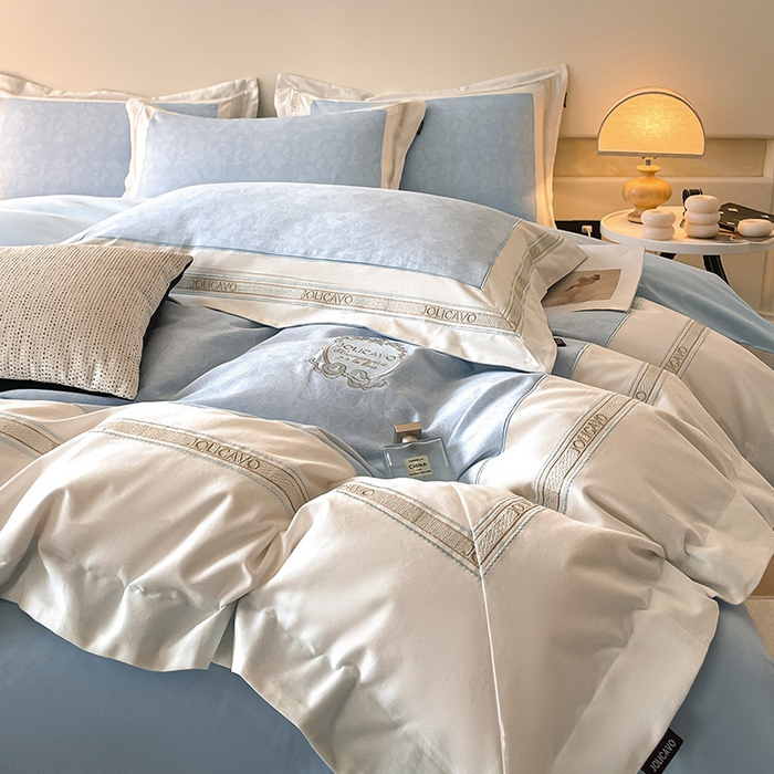 91家纺网 家纺一手货源 找家纺 （总）2025年新款秋冬加厚A类全棉磨毛双面保暖四件套纯棉数码印花全工艺刺绣轻奢风床上用品