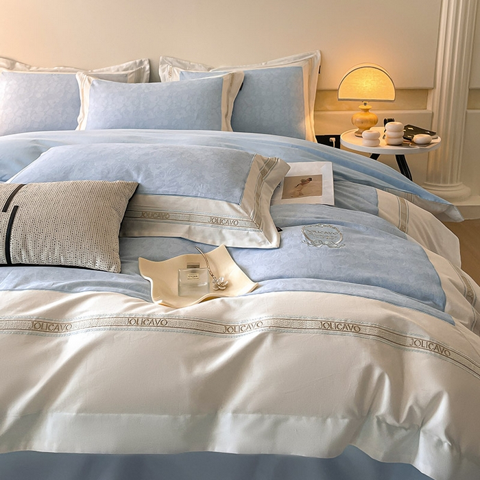 91家纺网 家纺一手货源 找家纺 （总）2025年新款秋冬加厚A类全棉磨毛双面保暖四件套纯棉数码印花全工艺刺绣轻奢风床上用品