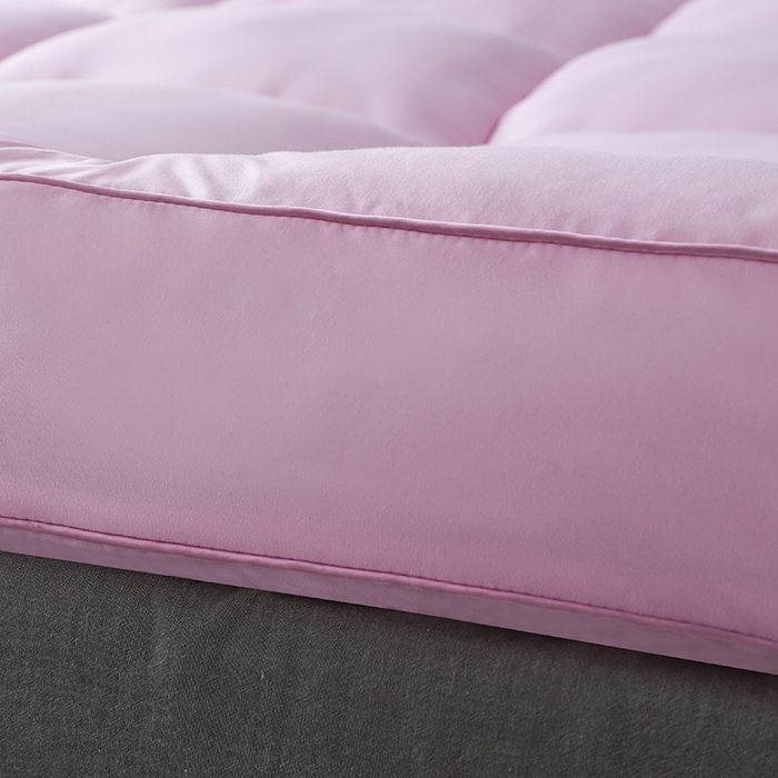 91家纺网 家纺一手货源 找家纺 小禹仔家纺 2025新款五星酒店床垫 粉色