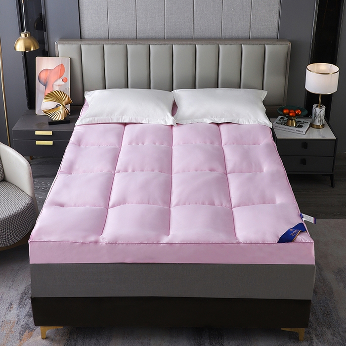 91家纺网 家纺一手货源 找家纺 小禹仔家纺 2025新款五星酒店床垫 粉色