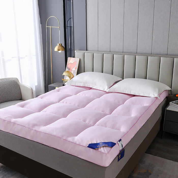 91家纺网 家纺一手货源 找家纺 小禹仔家纺 2025新款五星酒店床垫 粉色