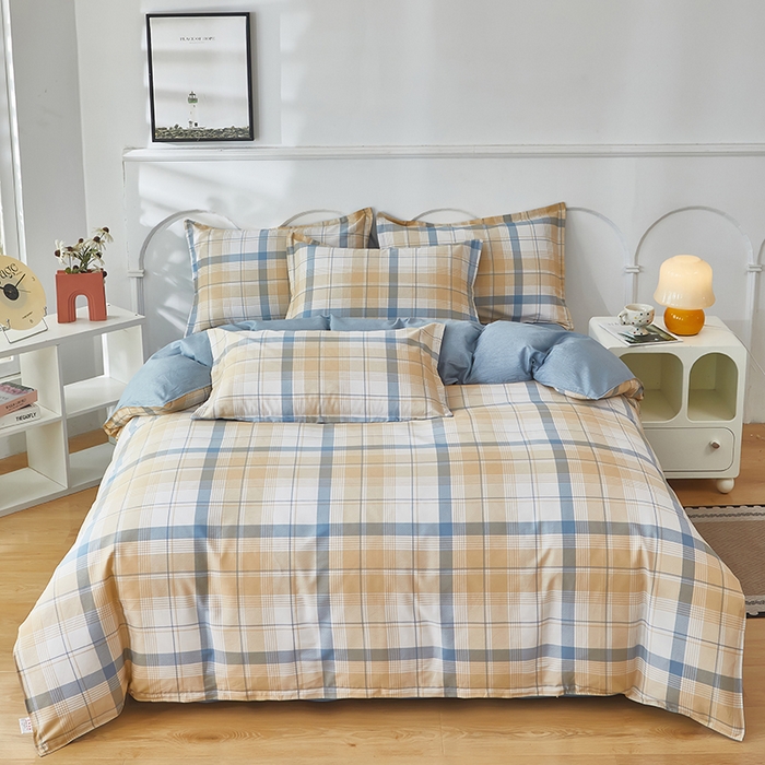 91家纺网 家纺一手货源 找家纺 （总）约素 2025新款12868全棉单被套新花型