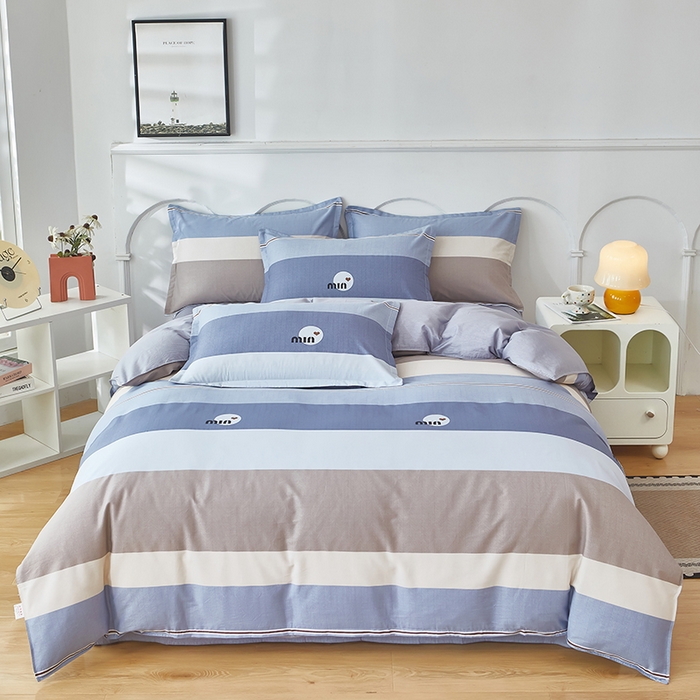 91家纺网 家纺一手货源 找家纺 （总）约素 2025新款12868全棉单被套新花型