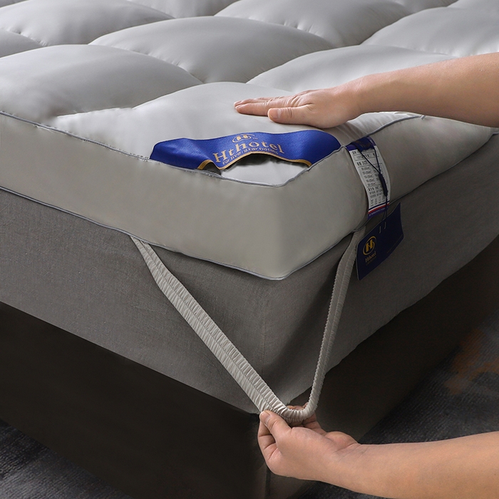 91家纺网 家纺一手货源 找家纺 小禹仔家纺 2025新款五星酒店床垫 灰色