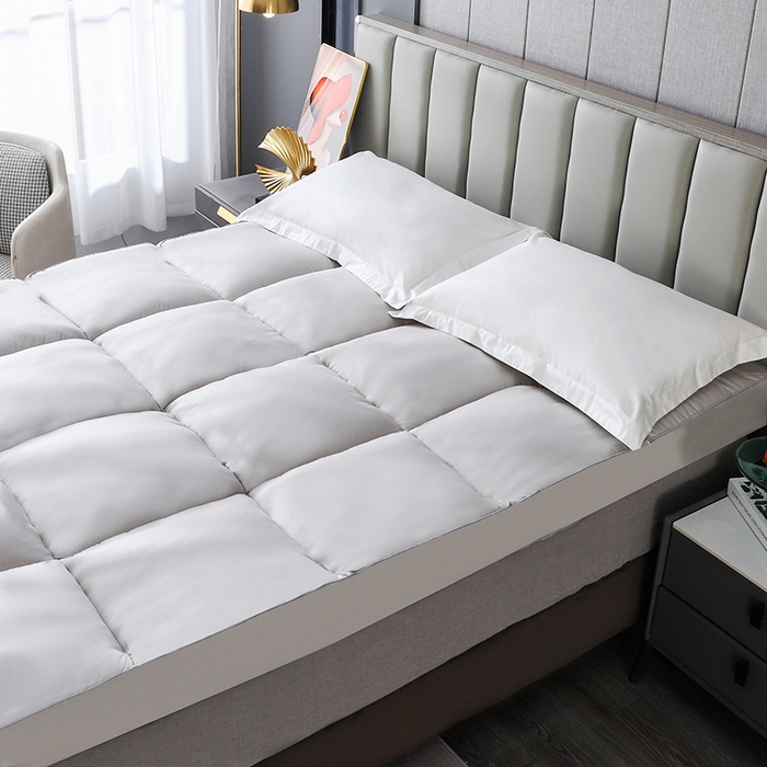 91家纺网 家纺一手货源 找家纺 小禹仔家纺 2025新款五星酒店床垫 灰色