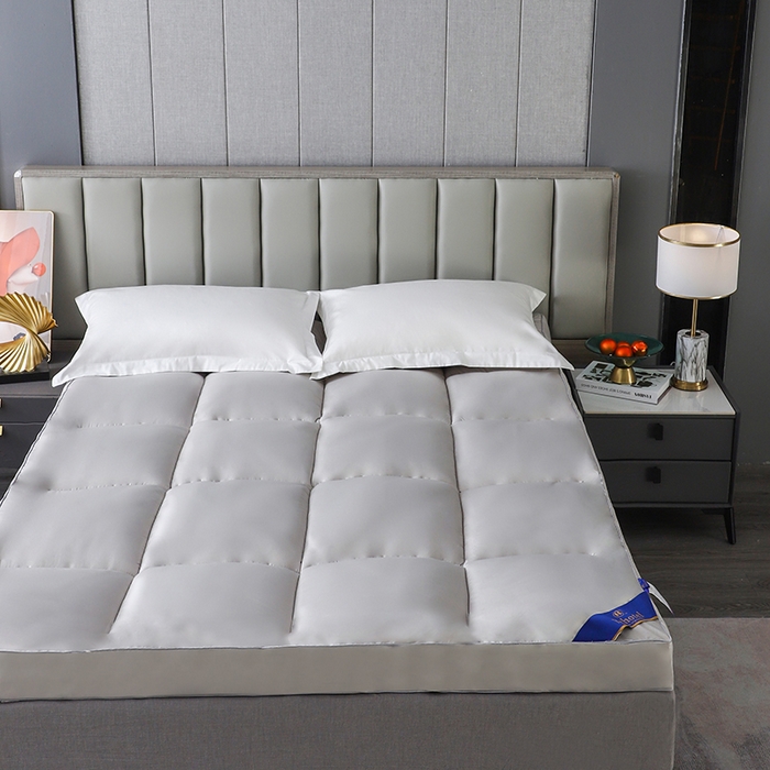 91家纺网 家纺一手货源 找家纺 小禹仔家纺 2025新款五星酒店床垫 灰色