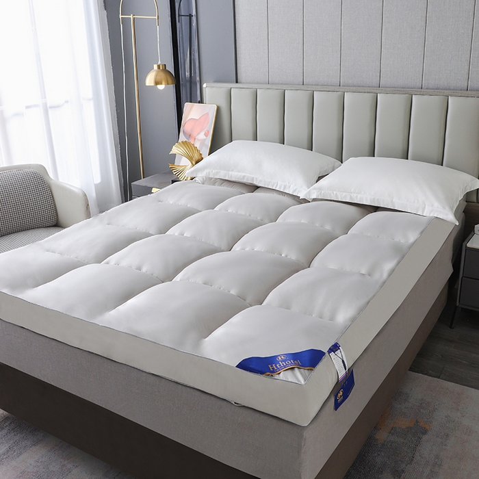 91家纺网 家纺一手货源 找家纺 小禹仔家纺 2025新款五星酒店床垫 灰色