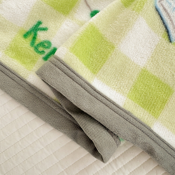 91家纺网 家纺一手货源 找家纺 初念 2025新款正版三丽鸥双面印花牛奶绒多功能四季款毛毯空调毯（撸猫触感，双倍柔软）（提供买家秀） 舒芙蕾-绿格大眼蛙