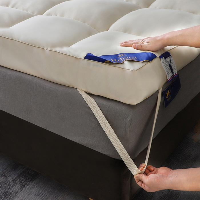 91家纺网 家纺一手货源 找家纺 小禹仔家纺 2025新款五星酒店床垫 米白