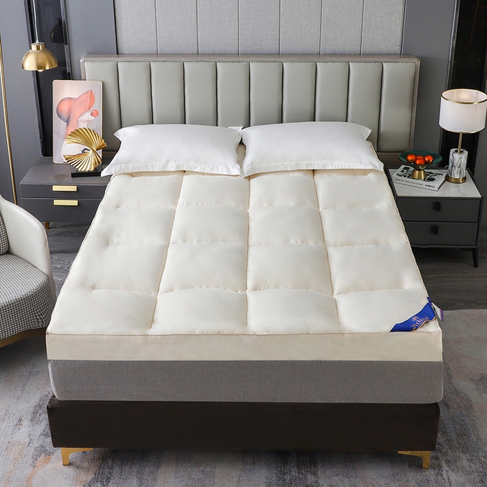 91家纺网 家纺一手货源 找家纺 小禹仔家纺 2025新款五星酒店床垫 米白