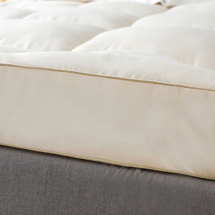 91家纺网 家纺一手货源 找家纺 小禹仔家纺 2025新款五星酒店床垫 米白