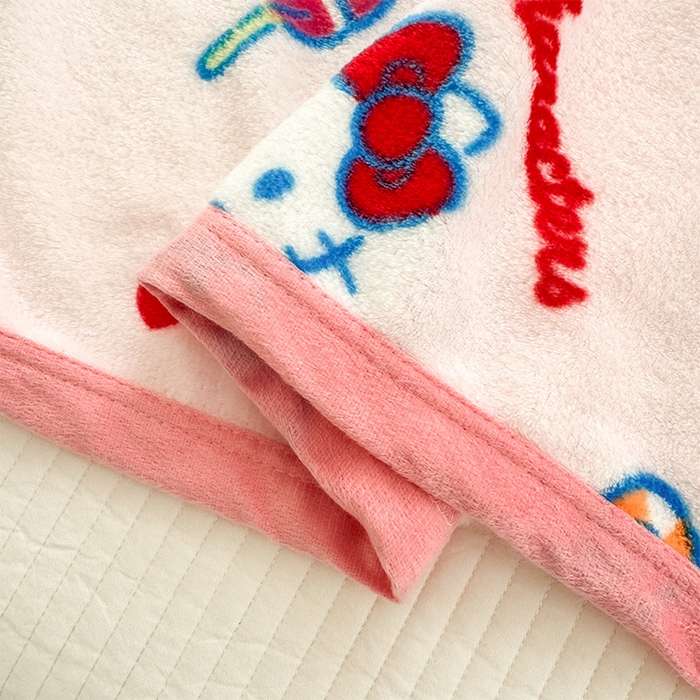 91家纺网 家纺一手货源 找家纺 初念 2025新款正版三丽鸥双面印花牛奶绒多功能四季款毛毯空调毯（撸猫触感，双倍柔软）（提供买家秀） 舒芙蕾-棉花美乐蒂