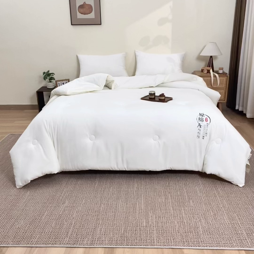 91家纺网 家纺一手货源 找家纺 （总）鑫贝阳 2025新款A类母婴级原绵被子被芯
