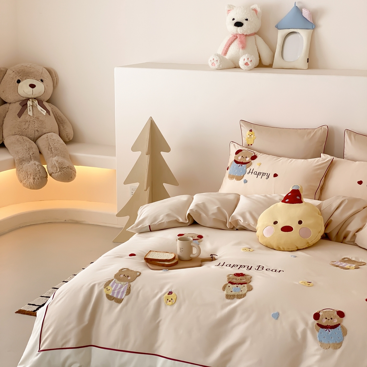 91家纺网 家纺一手货源 找家纺 （总）馨蕊家居 2025秋冬新品100支卡通高定系列棉卡通-奶油泡芙（会员-20） 控价：328/388/408 劵后控价：不低于298/358/378