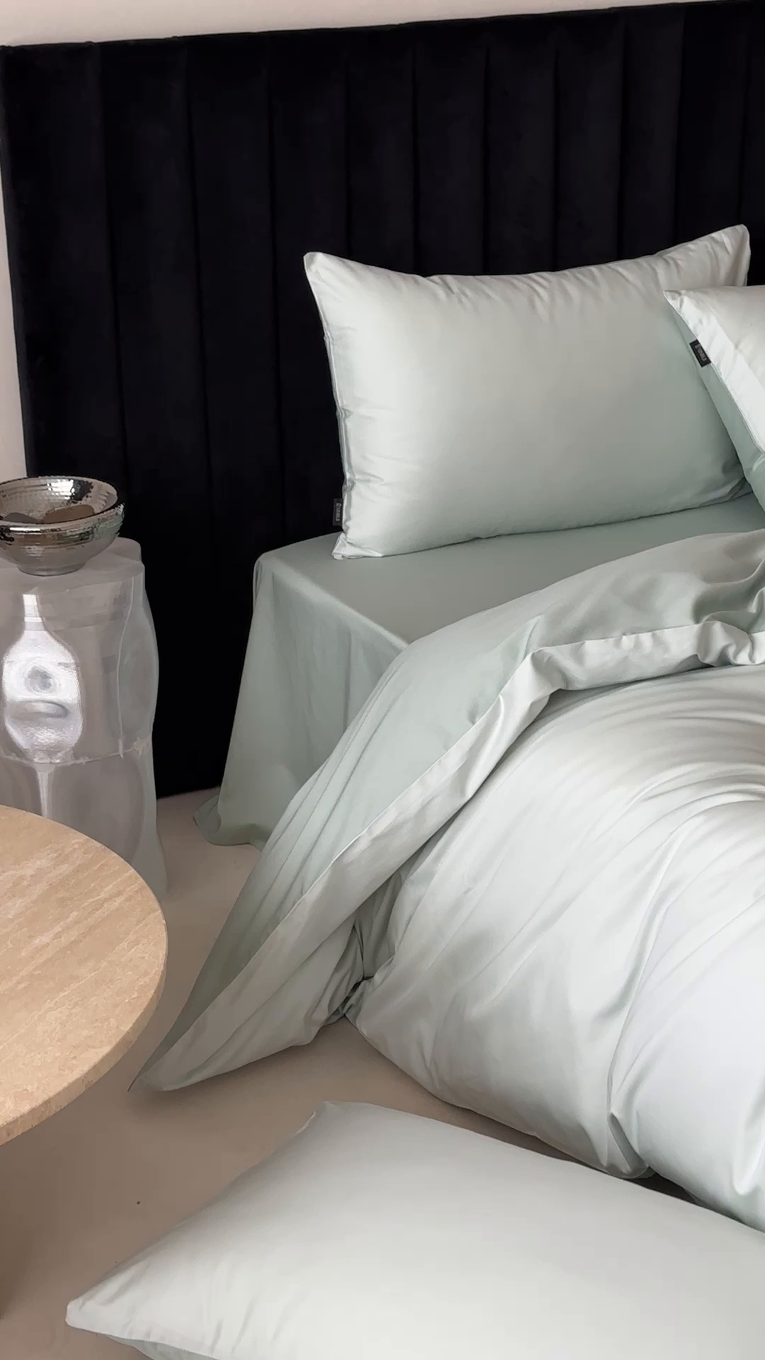 91家纺网 家纺一手货源 找家纺 馨蕊家居 2025春夏新品100S高奢简约长绒棉系列-棉拾光（非会员+20） 控价：不低于218/248/268 棉拾光-香草青提