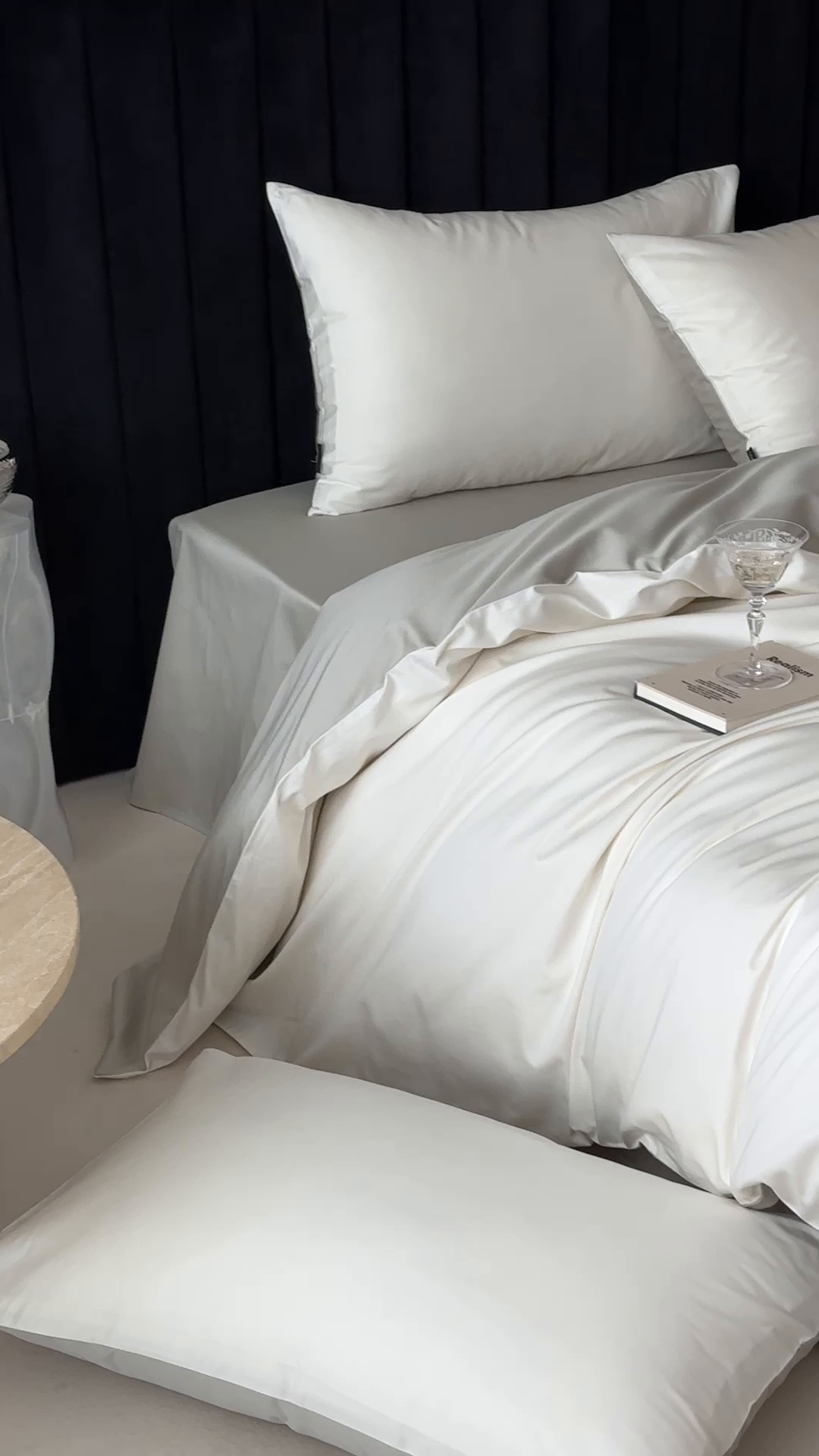 91家纺网 家纺一手货源 找家纺 馨蕊家居 2025春夏新品100S高奢简约长绒棉系列-棉拾光（非会员+20） 控价：不低于218/248/268 棉拾光-元气白桃