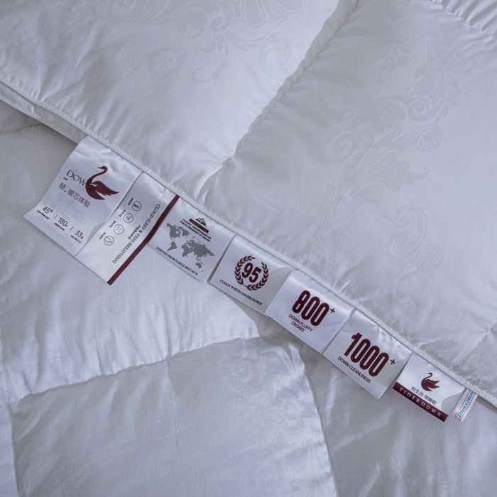 91家纺网 家纺一手货源 找家纺 （总）缔莱（十三铭）被业 2025新款柔赛丝提花羽绒被被子被芯