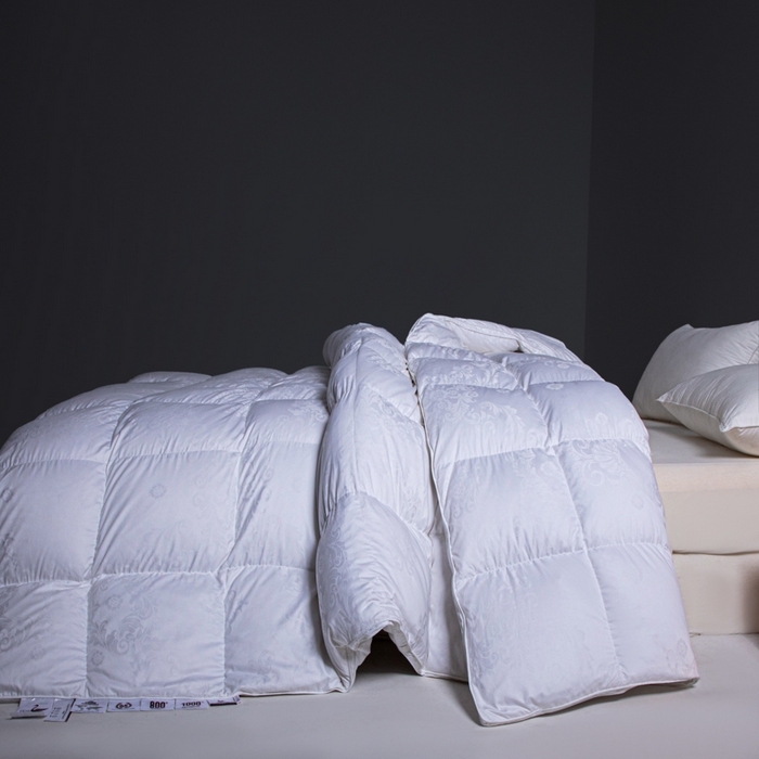 91家纺网 家纺一手货源 找家纺 （总）缔莱（十三铭）被业 2025新款柔赛丝提花羽绒被被子被芯