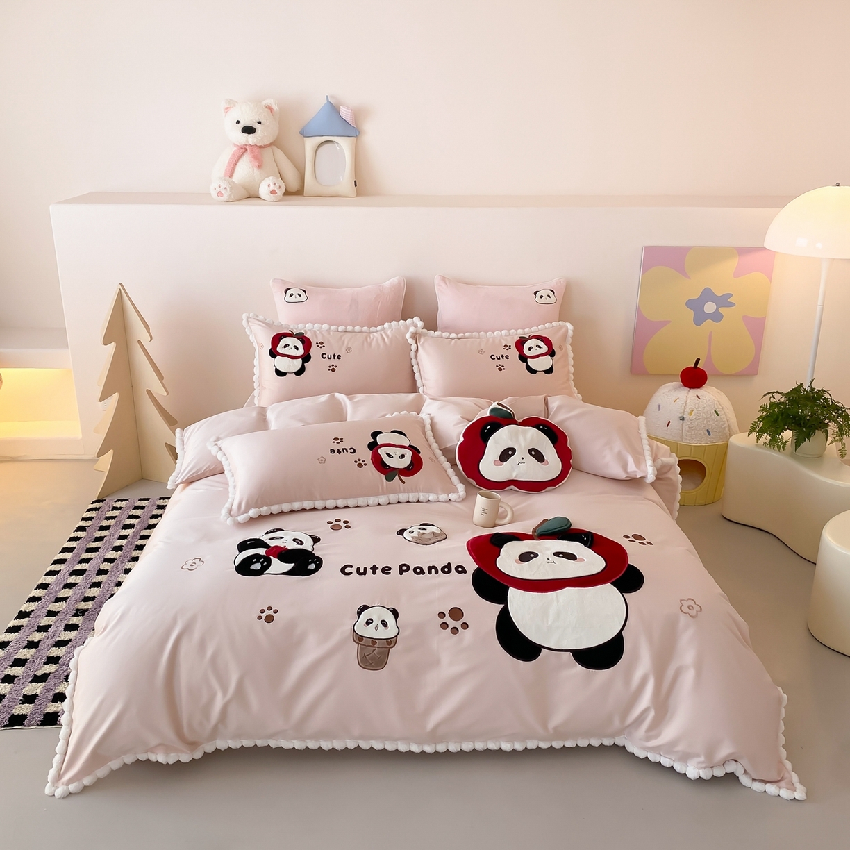 91家纺网 家纺一手货源 找家纺 （总）馨蕊家居 2025秋冬新品100支卡通高定系列棉卡通-软萌奶球（会员-20） 控价：328/388/408 劵后控价：不低于298/358/378