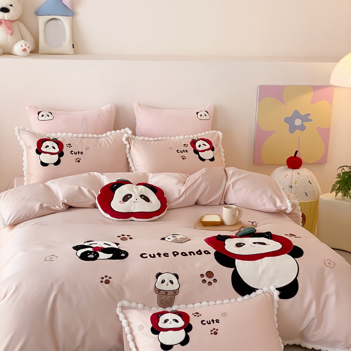 91家纺网 家纺一手货源 找家纺 （总）馨蕊家居 2025秋冬新品100支卡通高定系列棉卡通-软萌奶球（会员-20） 控价：328/388/408 劵后控价：不低于298/358/378