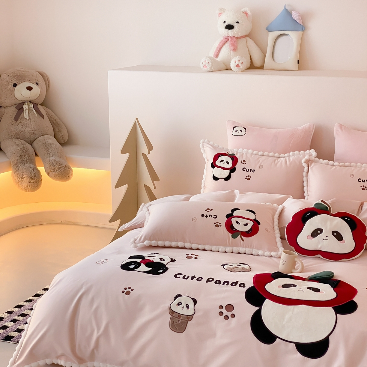 91家纺网 家纺一手货源 找家纺 （总）馨蕊家居 2025秋冬新品100支卡通高定系列棉卡通-软萌奶球（会员-20） 控价：328/388/408 劵后控价：不低于298/358/378