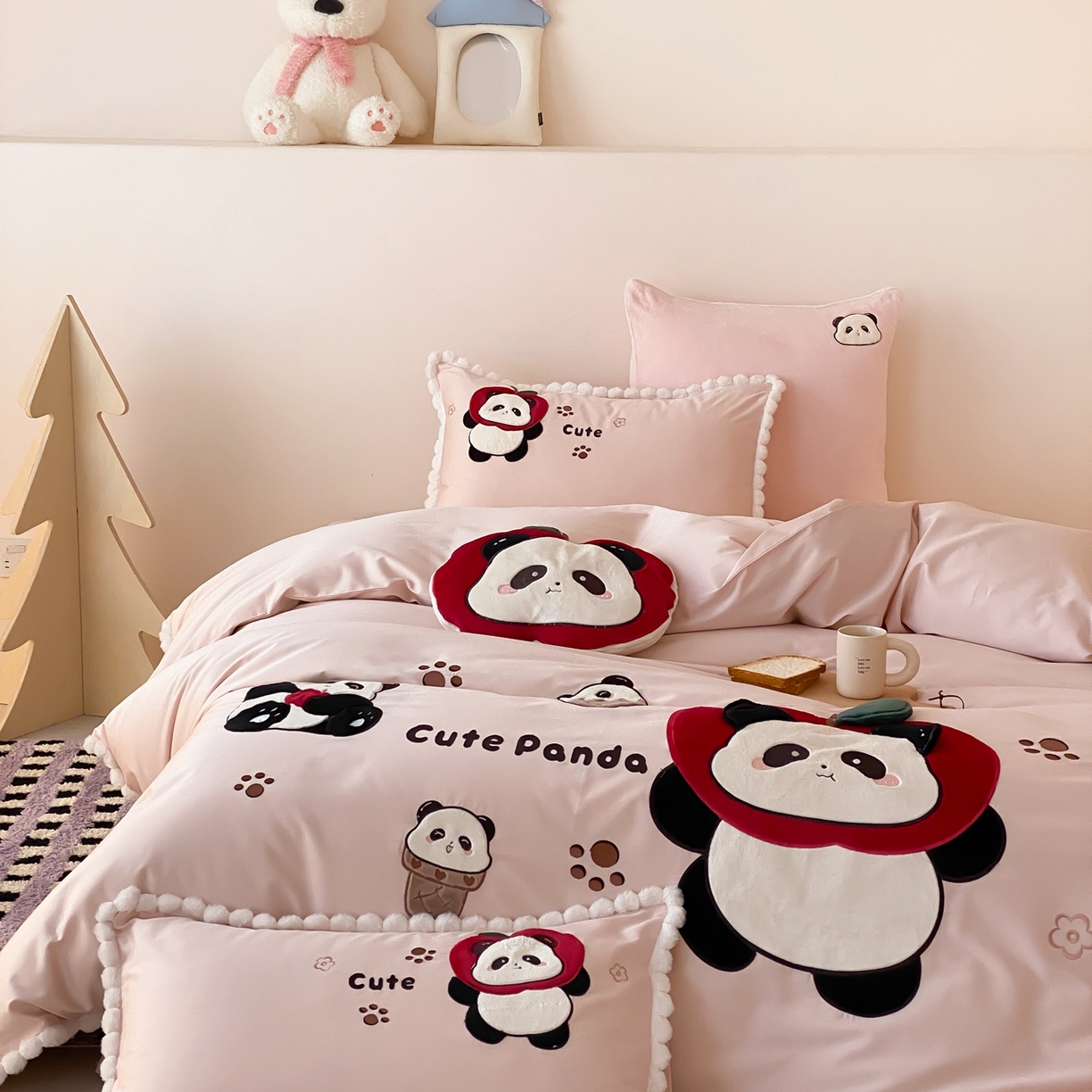 91家纺网 家纺一手货源 找家纺 （总）馨蕊家居 2025秋冬新品100支卡通高定系列棉卡通-软萌奶球（会员-20） 控价：328/388/408 劵后控价：不低于298/358/378