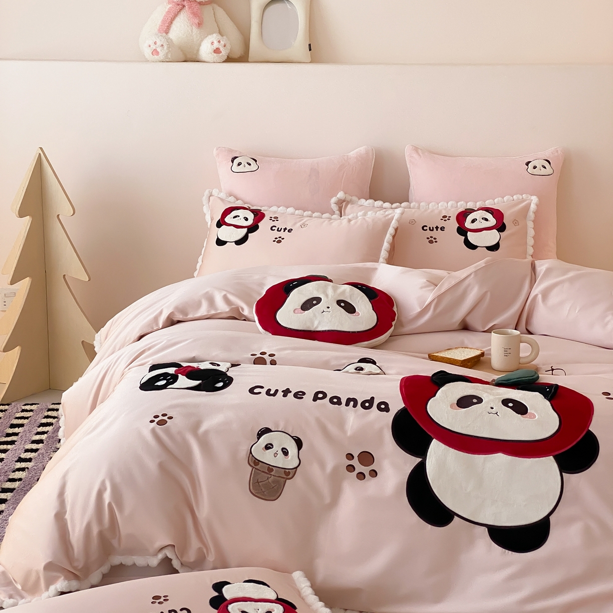 91家纺网 家纺一手货源 找家纺 （总）馨蕊家居 2025秋冬新品100支卡通高定系列棉卡通-软萌奶球（会员-20） 控价：328/388/408 劵后控价：不低于298/358/378