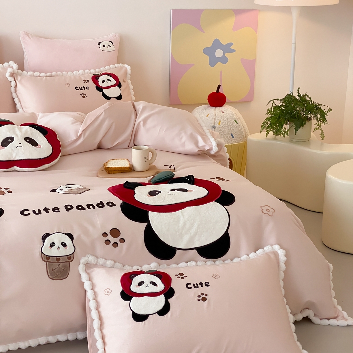 91家纺网 家纺一手货源 找家纺 （总）馨蕊家居 2025秋冬新品100支卡通高定系列棉卡通-软萌奶球（会员-20） 控价：328/388/408 劵后控价：不低于298/358/378