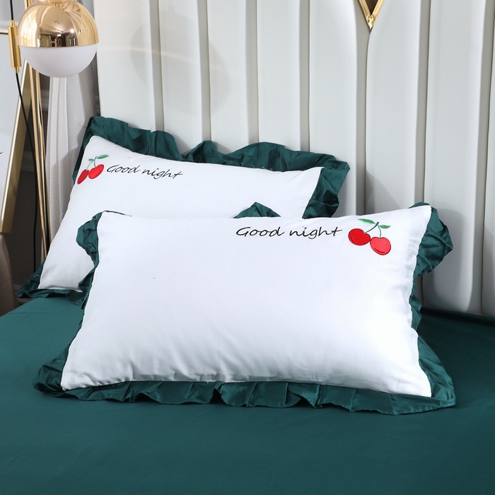 91家纺网 家纺一手货源 找家纺 （总）晶缦家纺 2025新款韩版纯棉60支全棉贡缎长绒棉绣花四件套