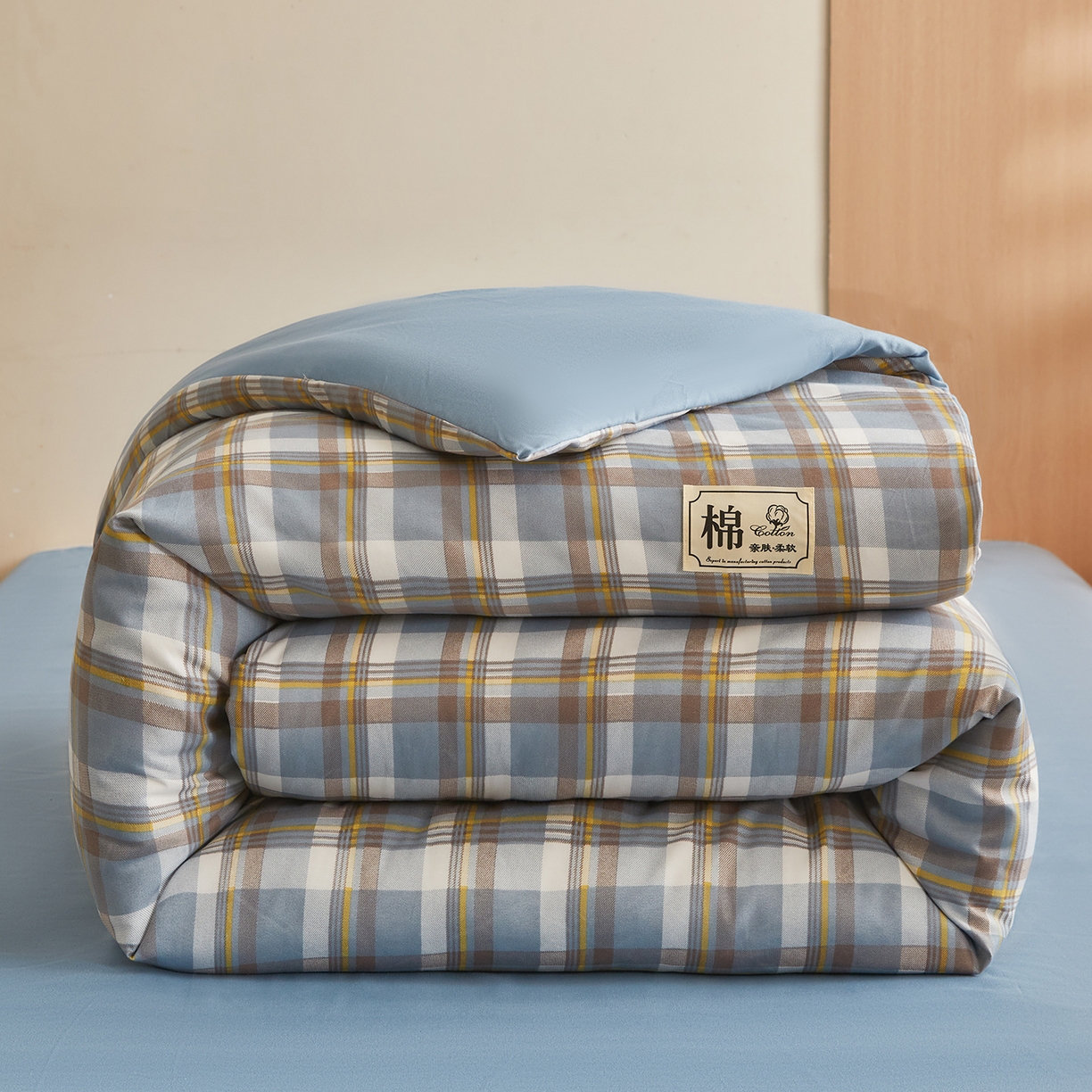 91家纺网 家纺一手货源 找家纺 （总）逸居家纺  2025新款A类可拆洗水洗棉棉花被冬被