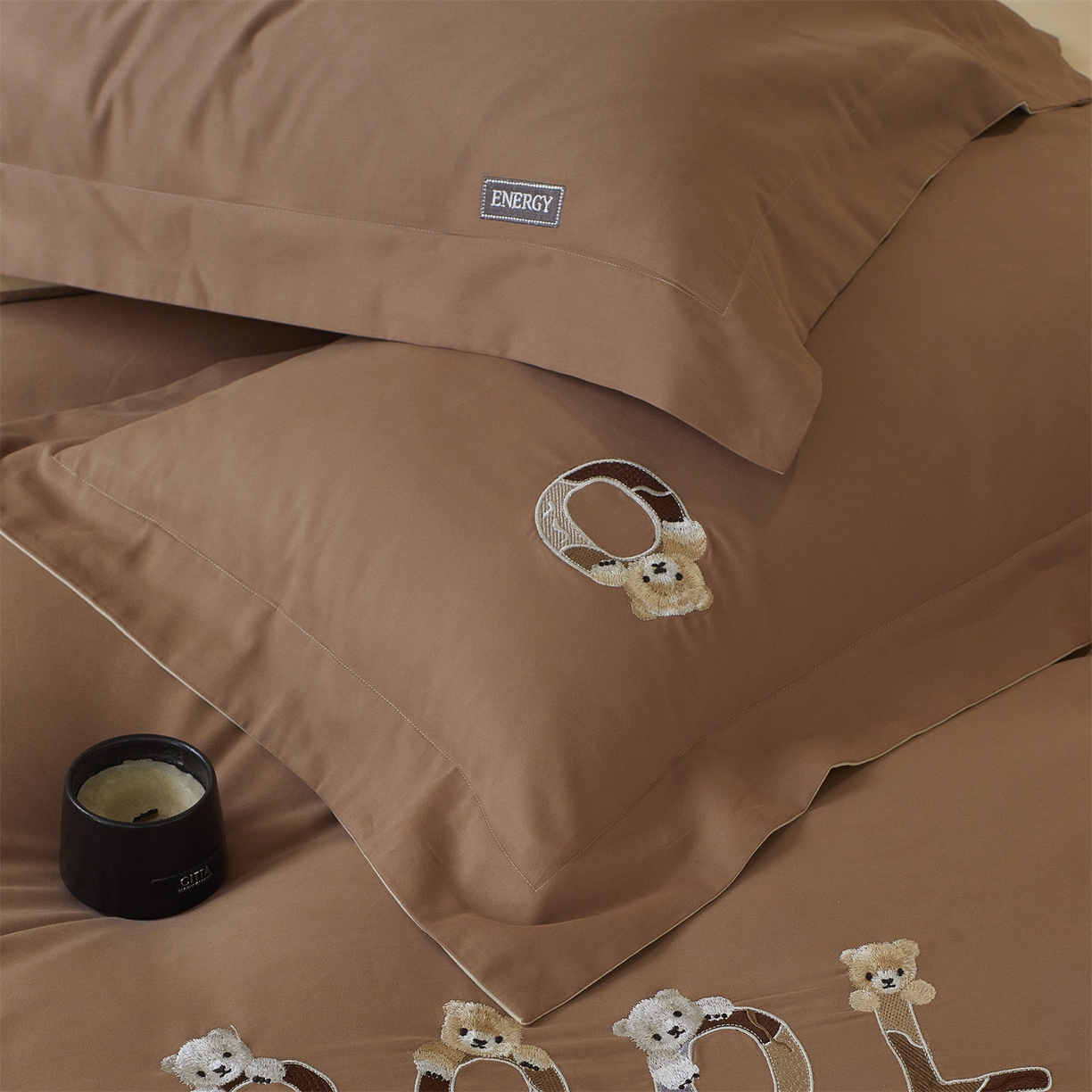 91家纺网 家纺一手货源 找家纺 （总）鼎飞家纺 2025新款全棉磨毛刺绣四件套系列-梵