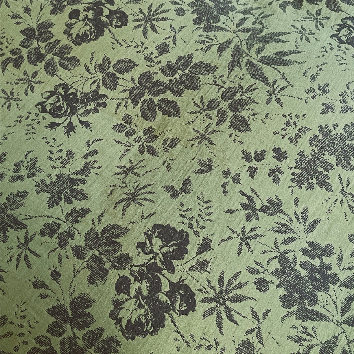 91家纺网 家纺一手货源 找家纺 佰亿莱 2026新款棉麻双层纱四件套第二批 青黛-森林绿