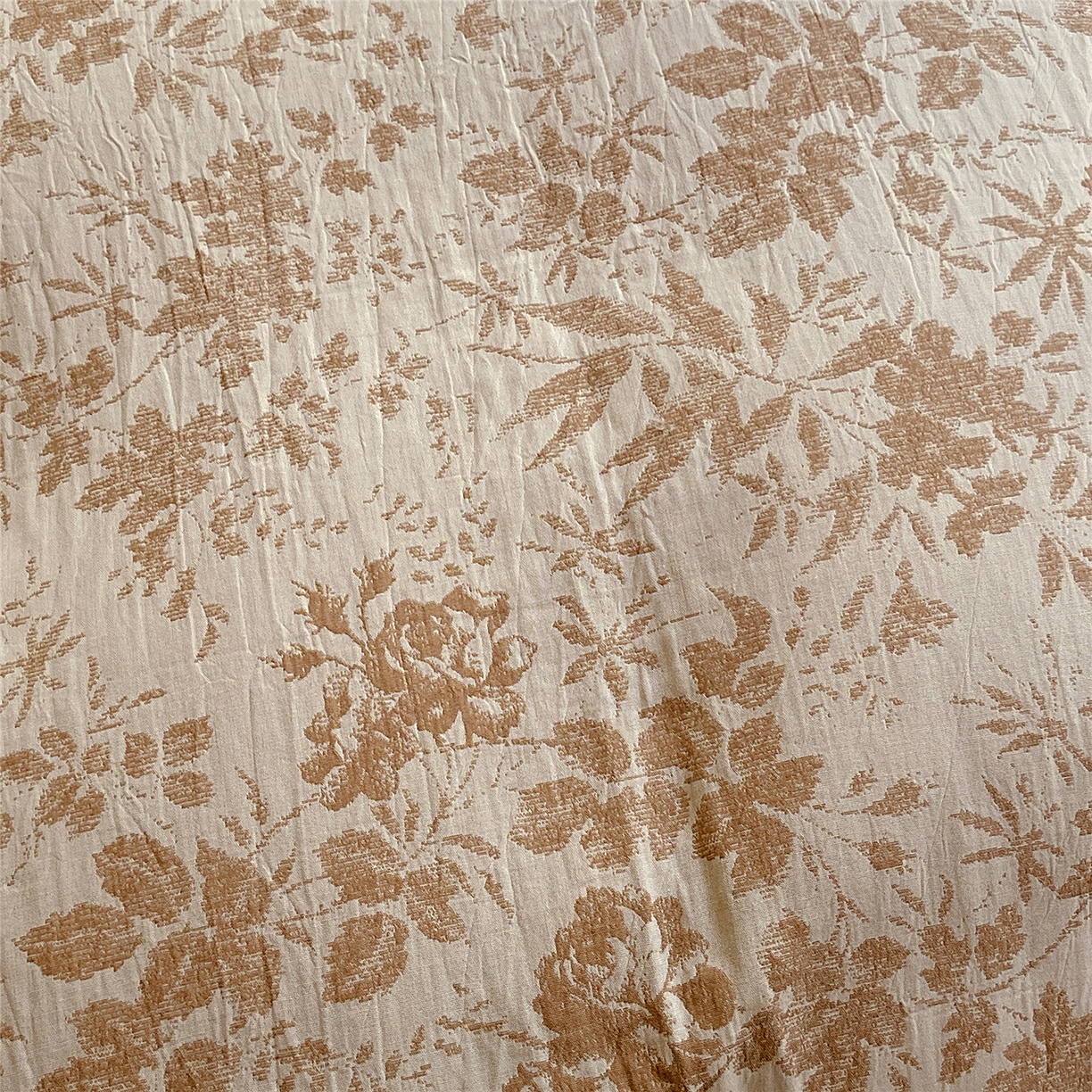 91家纺网 家纺一手货源 找家纺 佰亿莱 2026新款棉麻双层纱四件套第二批 青黛-卡其