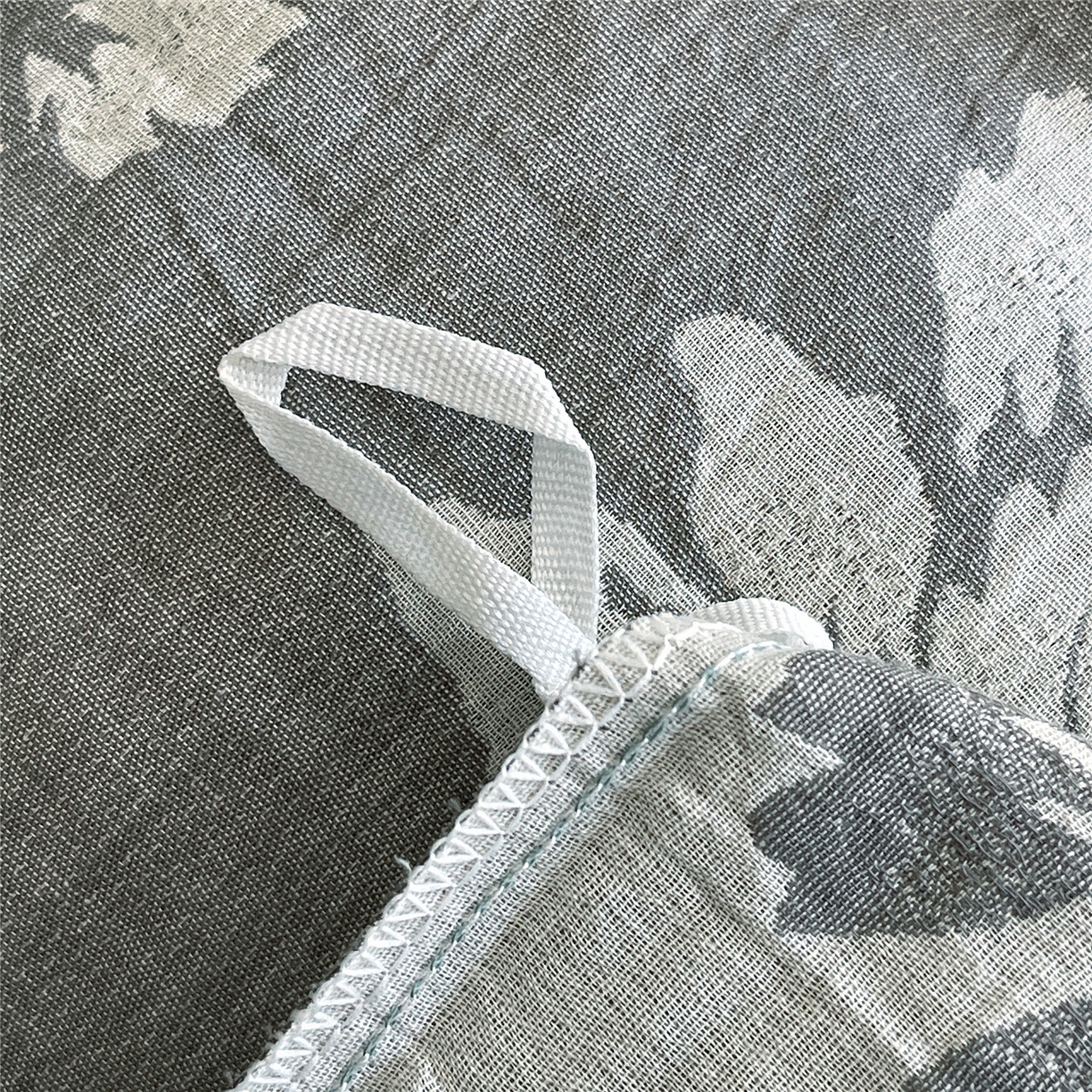 91家纺网 家纺一手货源 找家纺 佰亿莱 2026新款棉麻双层纱四件套第二批 春屿-灰