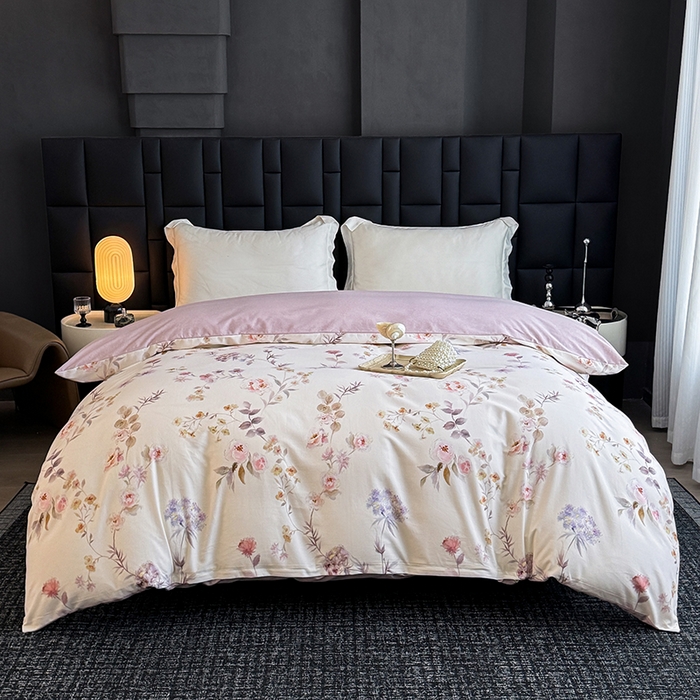 91家纺网 家纺一手货源 找家纺 （总）金盛纺 2025新款全棉纯棉加厚磨毛印花单品被套 被套单件