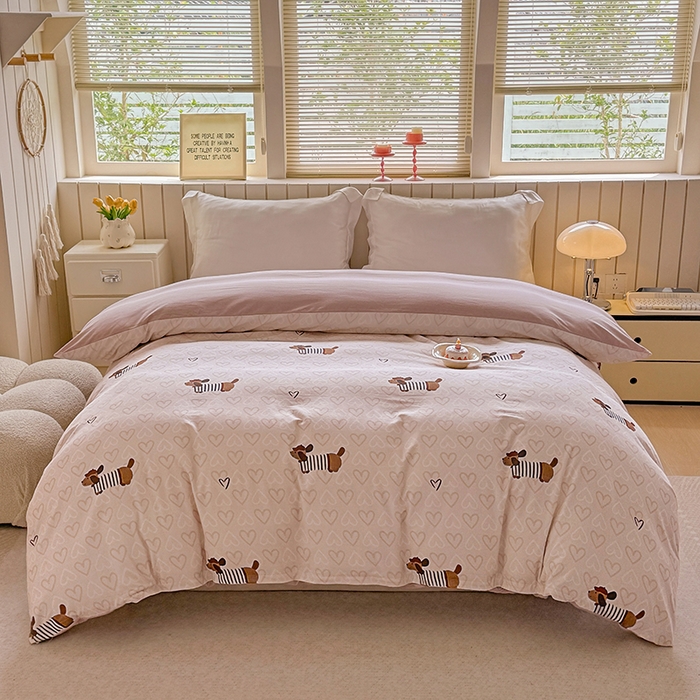 （总）金盛纺 2025新款全棉纯棉加厚磨毛印花单品被套 被套单件