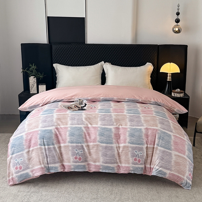 91家纺网 家纺一手货源 找家纺 （总）金盛纺 2025新款全棉纯棉加厚磨毛印花单品被套 被套单件