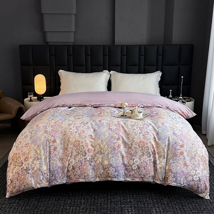 91家纺网 家纺一手货源 找家纺 （总）金盛纺 2025新款全棉纯棉加厚磨毛印花单品被套 被套单件