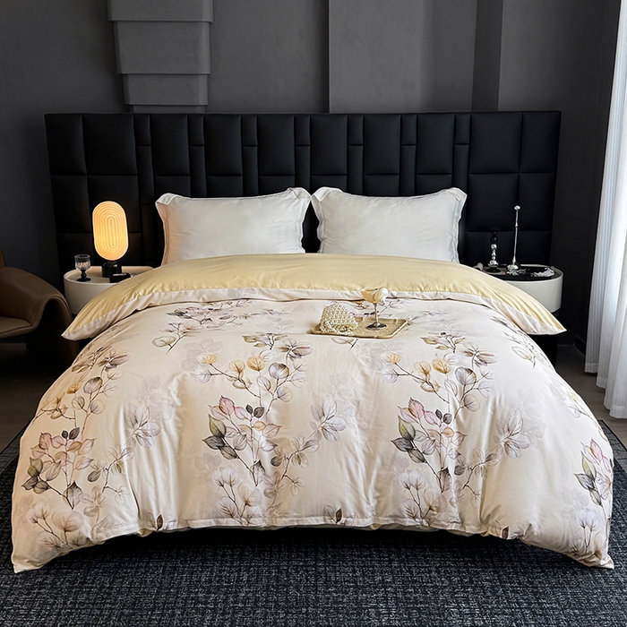 91家纺网 家纺一手货源 找家纺 （总）金盛纺 2025新款全棉纯棉加厚磨毛印花单品被套 被套单件