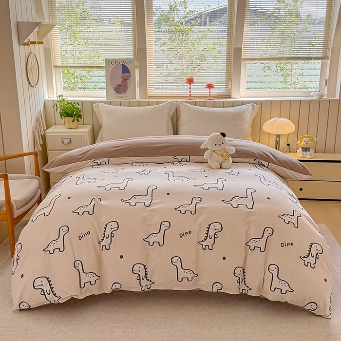 91家纺网 家纺一手货源 找家纺 （总）金盛纺 2025新款全棉纯棉加厚磨毛印花单品被套 被套单件