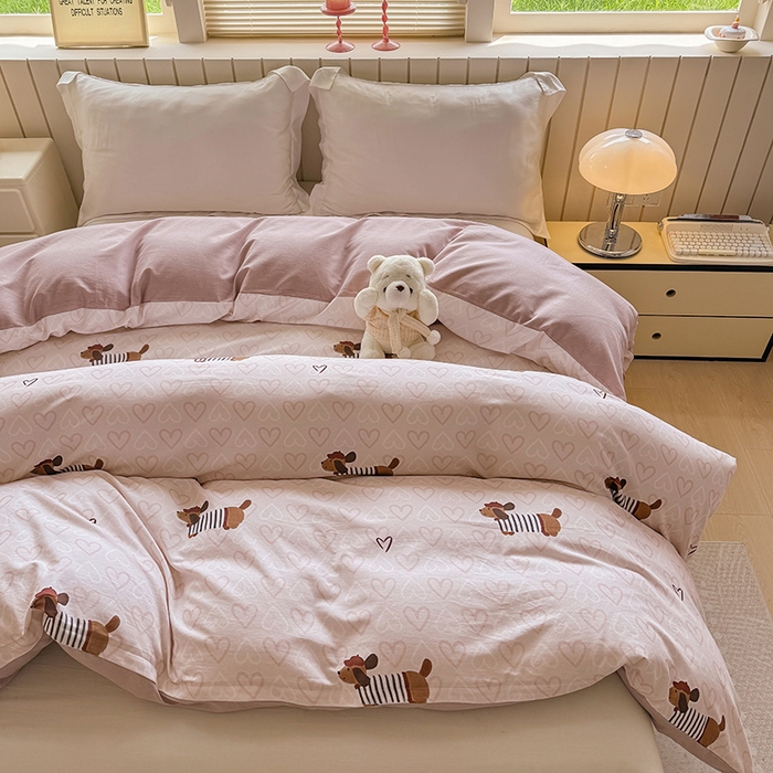 91家纺网 家纺一手货源 找家纺 （总）金盛纺 2025新款全棉纯棉加厚磨毛印花单品被套 被套单件